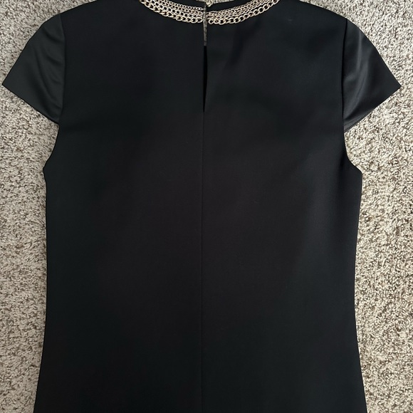 TED BAKER Black Vinata Embellished Neck Tunic Dress, size 0 - Picture 6 of 11